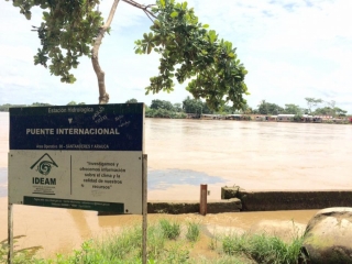 Alerta naranja por altos niveles en el río Arauca
