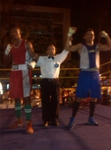 El Boxeador Araucano Jogly Vargas ganó Torneo Nacional en la ciudad de Villavicencio