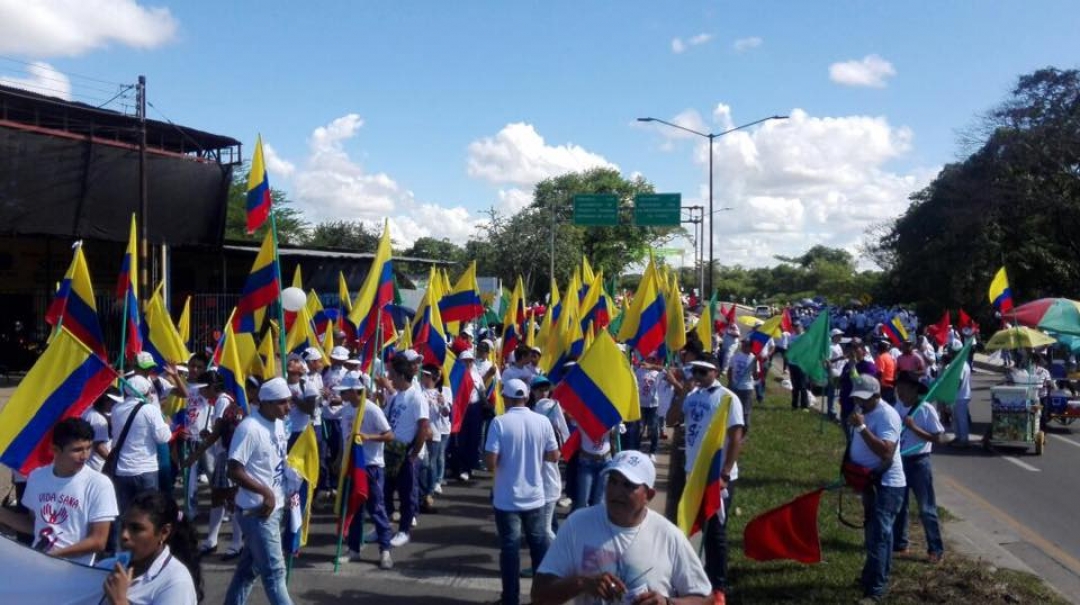 Gran marcha reafirmó que Arauca «Sí» va con la paz