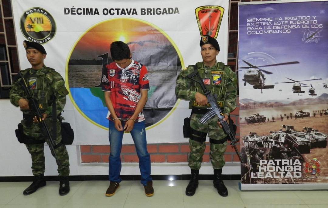 Capturado alias «Julio» presunto cabecilla de la red de apoyo del ELN…