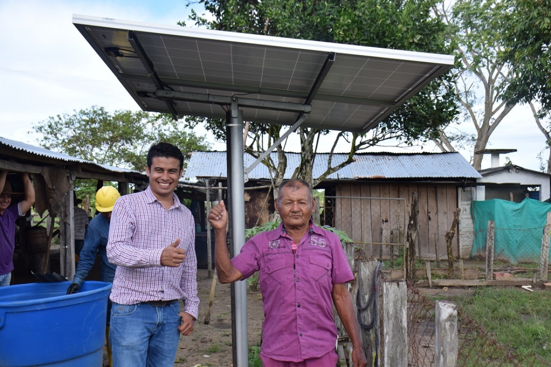 Enelar electrifica Vereda El Paisaje del municipio de Puerto Rondón