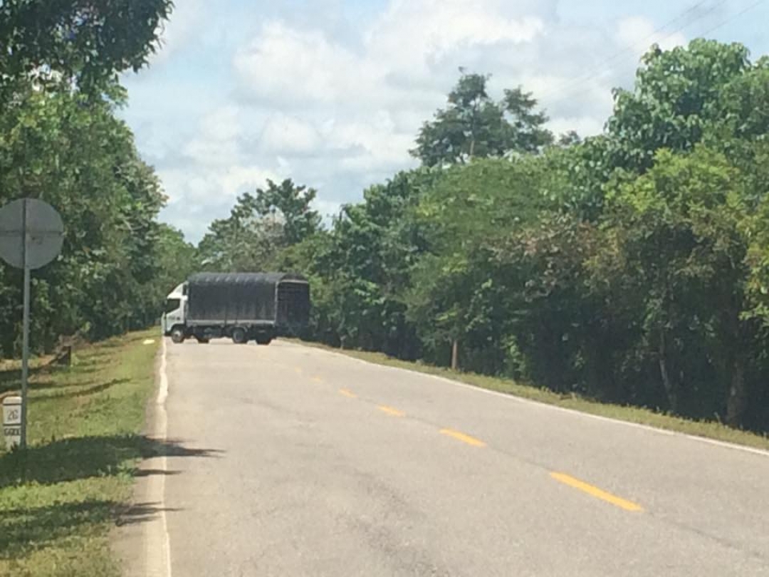 Son cinco los puntos de bloqueo de vías en departamento de Arauca