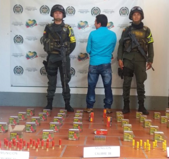Capturado en el terminal de Tame con más de 1.200 cartuchos de munición