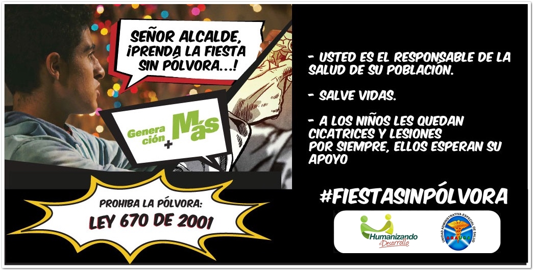 UAESA: «Más conciencia, cero pólvora; prende la fiesta sin pólvora»