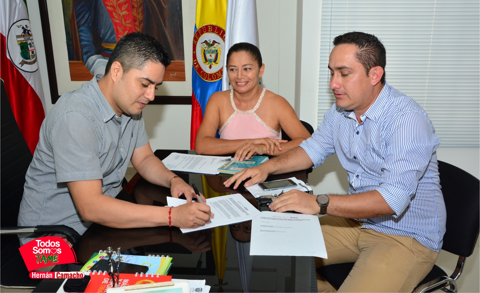 Todos Somos Tame formaliza tres alianzas productivas para el campo