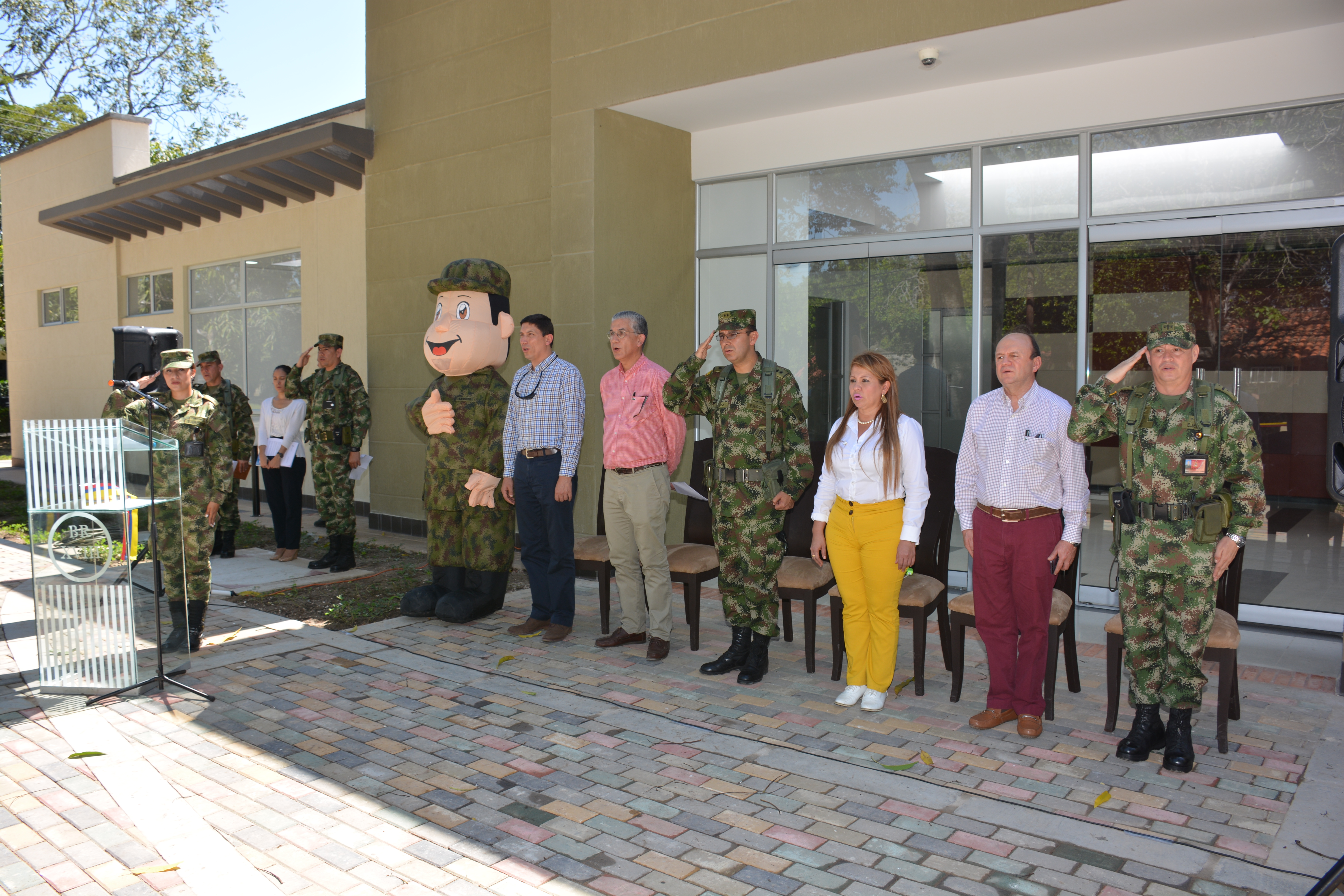 Inauguradas obras en el cantón militar de la Décima Octava Brigada