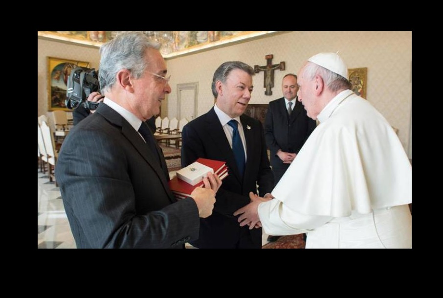 Iglesia se pronuncia tras reunión Santos – Uribe con el Papa