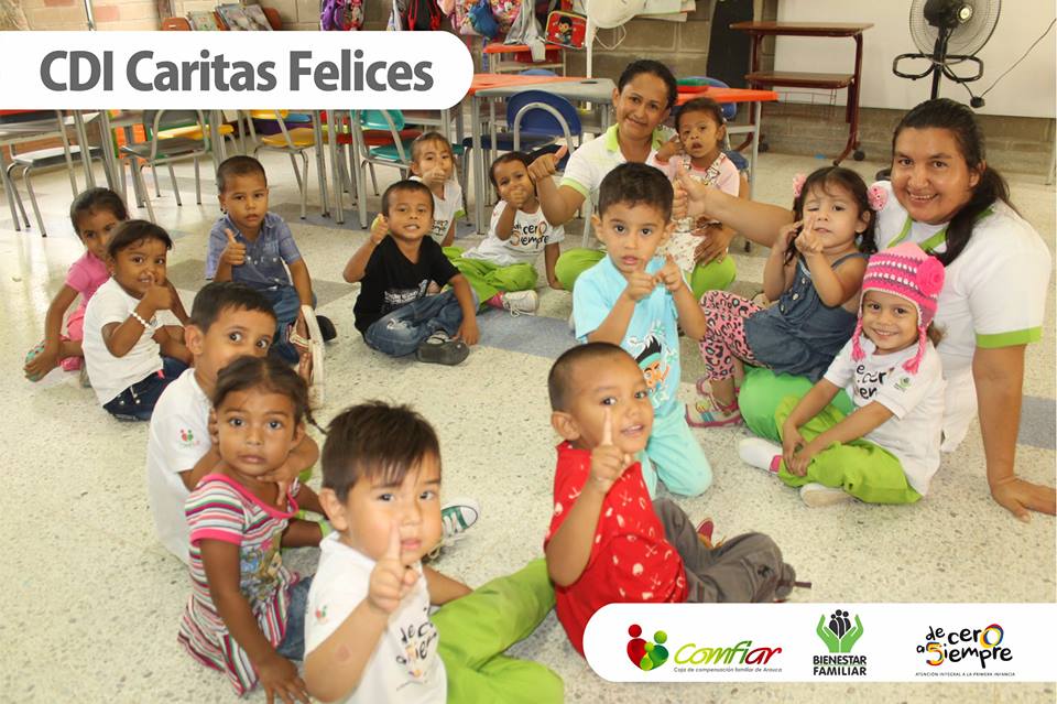 Comfiar brindó atención a 300 niños en el CDI Caritas Felices