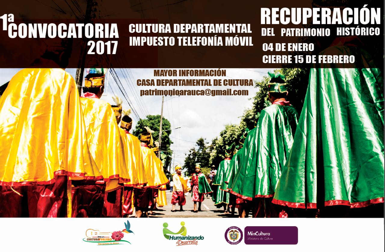 Gobernación presenta primera convocatoria cultural 2017 «Recuperación del Patrimonio Histórico»
