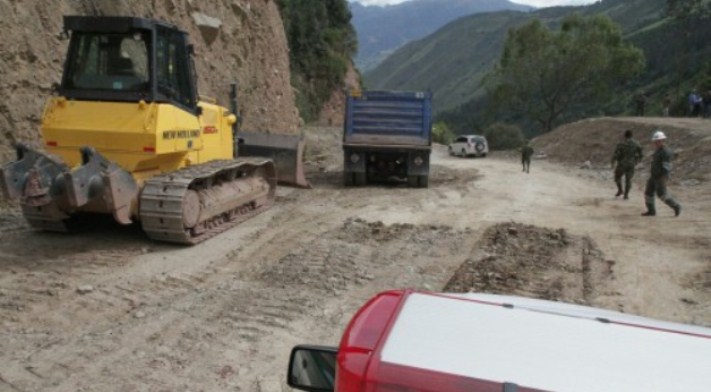Inicia mantenimiento de la Vía La Soberanía