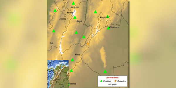 Fuerte temblor se sintió en varias partes de Colombia