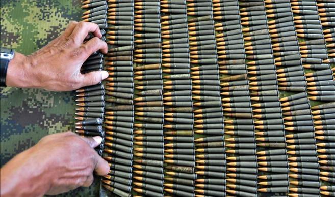 Importante material de guerra del ELN incautan las autoridades en Saravena