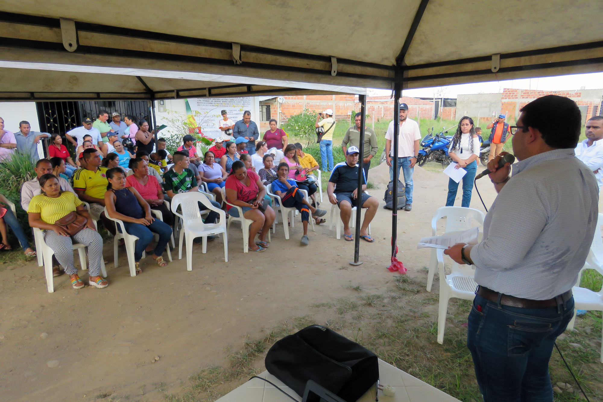 Alcaldía de Arauca junto a Emserpa socializó proyectos de saneamiento