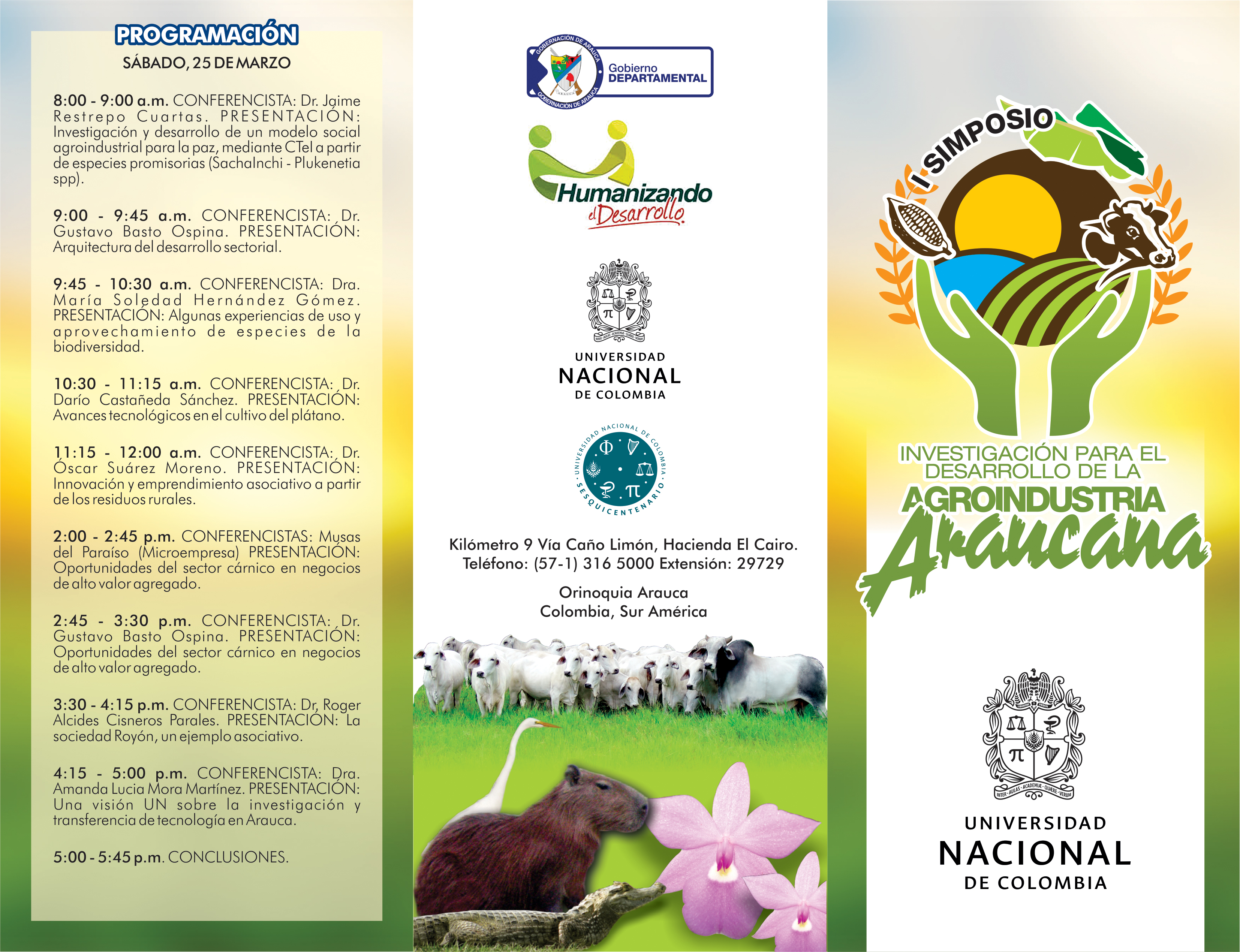 I Simposio sobre investigación de la agroindustria