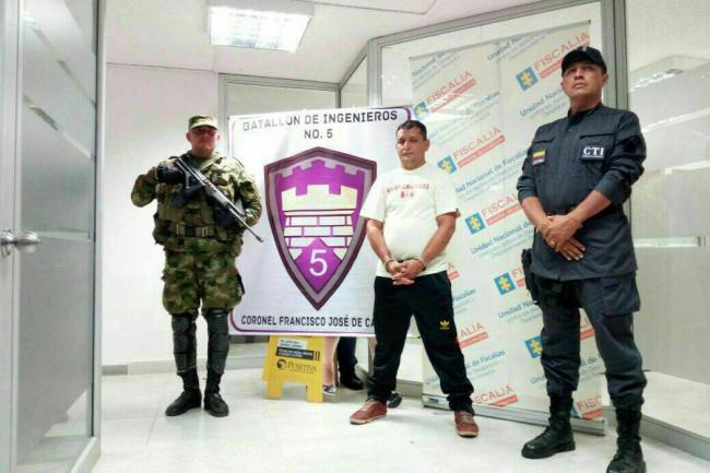 Capturado en Girón un cabecilla de la compañía Simacota del ELN