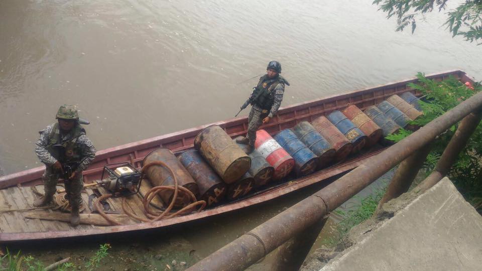 Armada incautó combustible de contrabando en Arauca