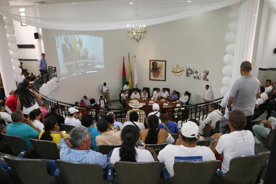 Sesión especial de paz se realizó en el sena de la Asamblea