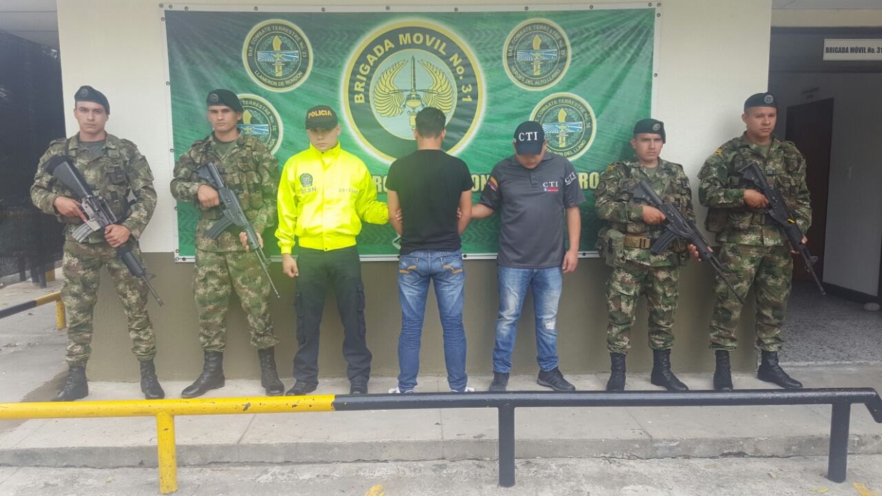 Capturado alias «El pájaro» presunto cabecilla Eln en Fortul