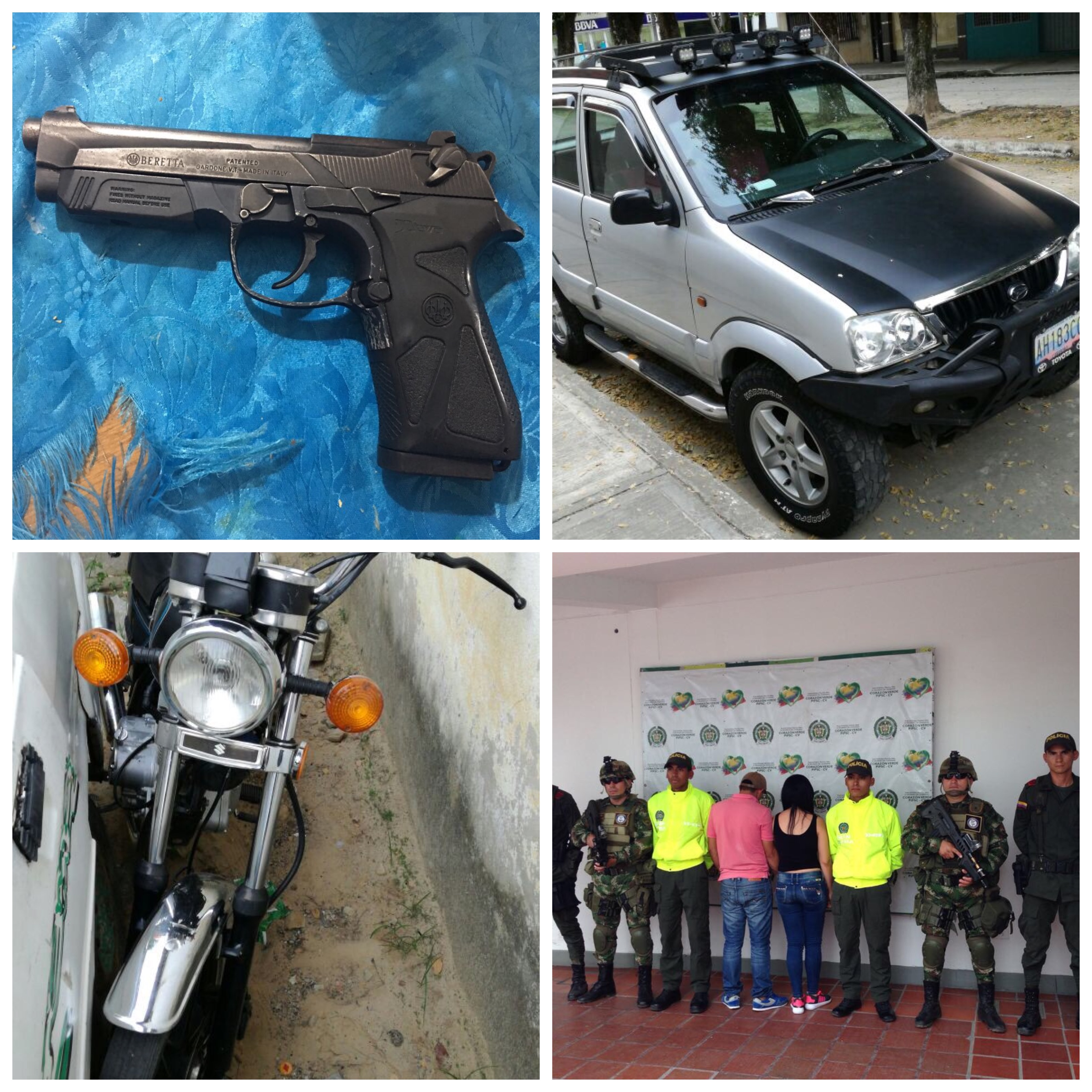 Fuerza pública realizó capturas a presuntos miembros del ELN