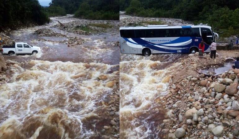 Lluvias agudizan transitabilidad en la Vía de la Soberanía