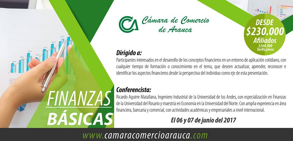 Conozca la importancia de las finanzas en el Seminario de Finanzas Básicas