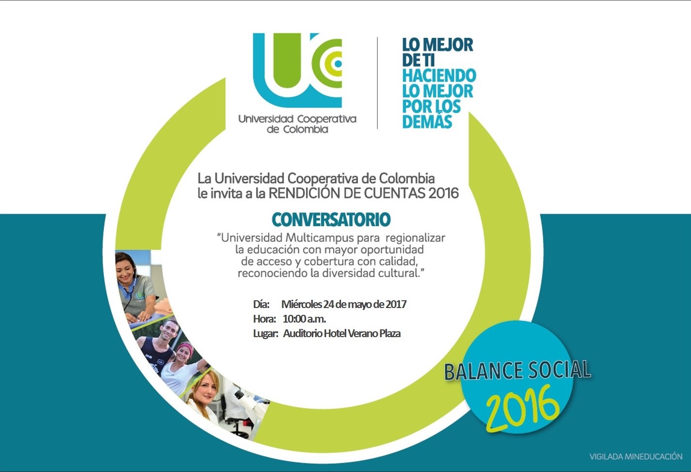 Universidad Cooperativa de Colombia presentará rendición de cuentas