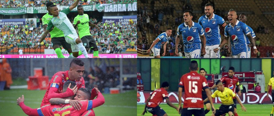 Millonarios se metió a los 8 y acompaña a Nacional, Medellín y Pasto
