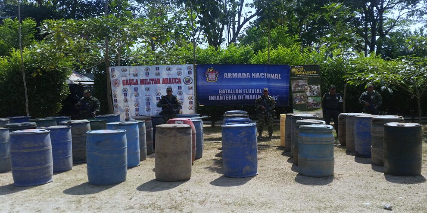Incautados 2 mil 365 galones de combustible de contrabando