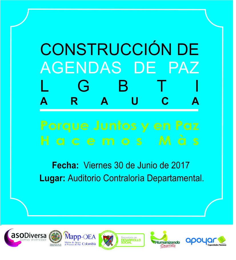En Arauca se desarrolla la semana de diversidad sexual y de género