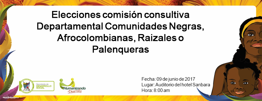 Mañana se realizan elecciones de la comisión consultiva para afros