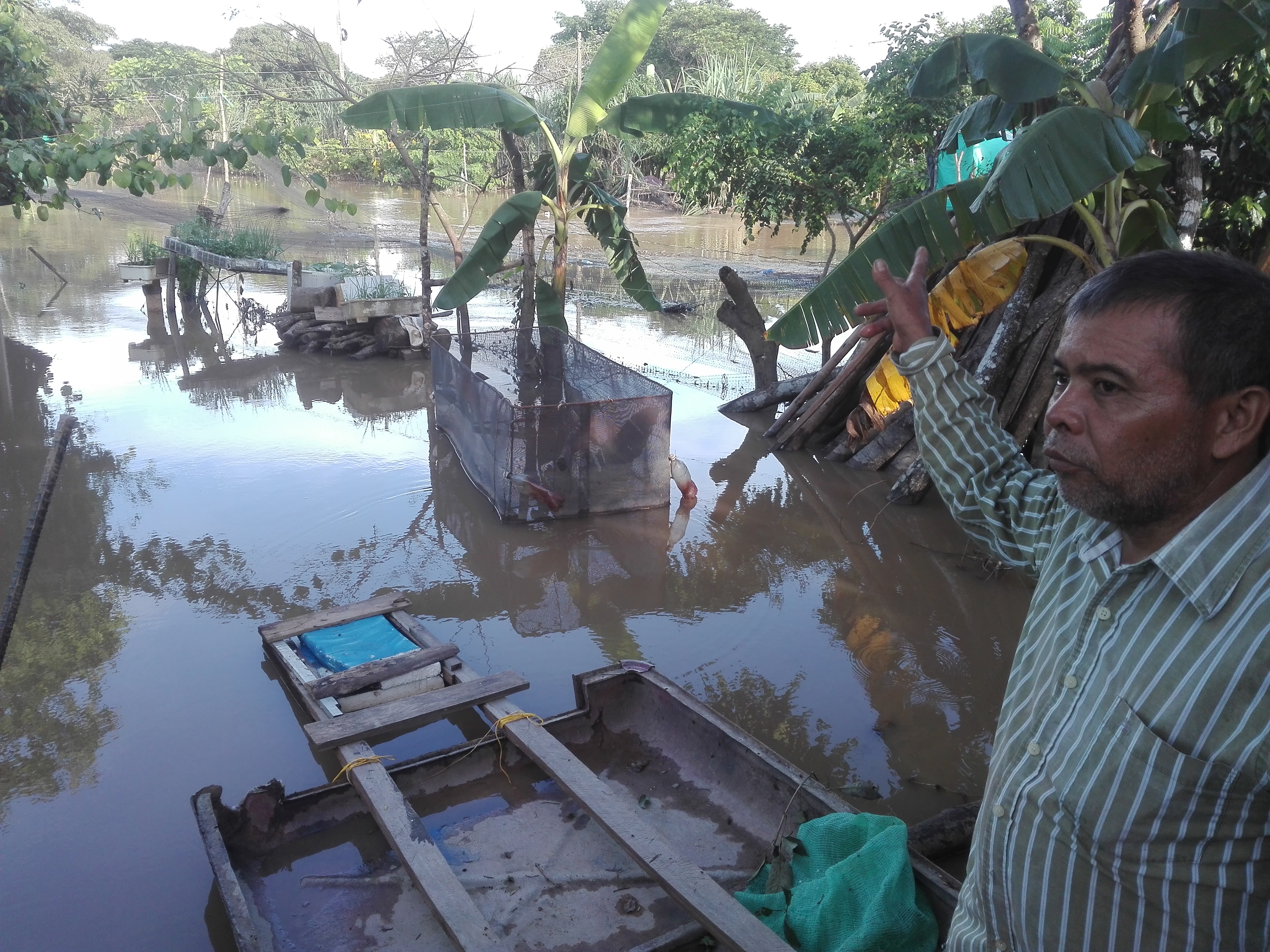 Familias de la vereda Barrancones claman ayuda ante inundaciones