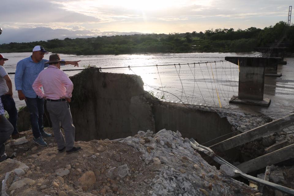 Administración departamental inspeccionó zonas afectadas por la temporada de lluvias en Saravena y Fortul