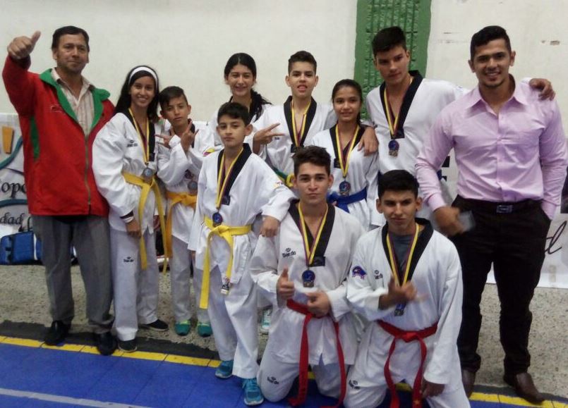 El taekwondo araucano brillo el copa américa en sopó, Cundinamarca