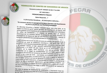 Solicitan declarar la emergencia del sector ganadero de Arauca