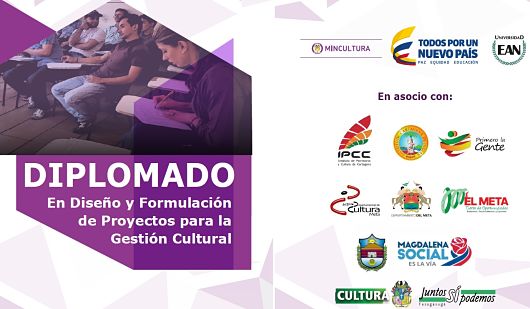 Abierto proceso de inscripción para el Diplomado de Diseño y Formulación de Proyectos para la Gestión Cultural
