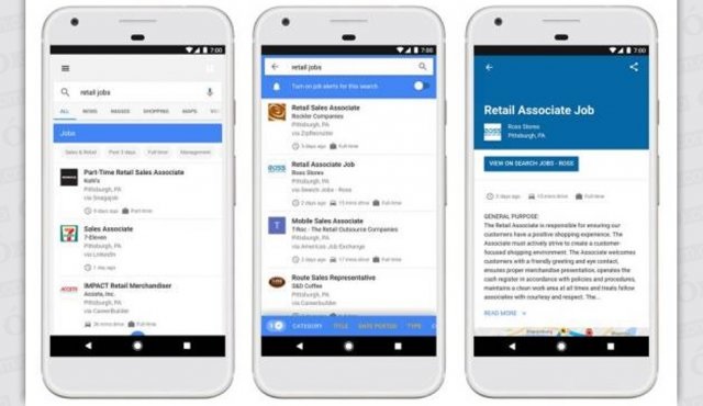 Google estrenó herramienta que ayudará a buscar empleo