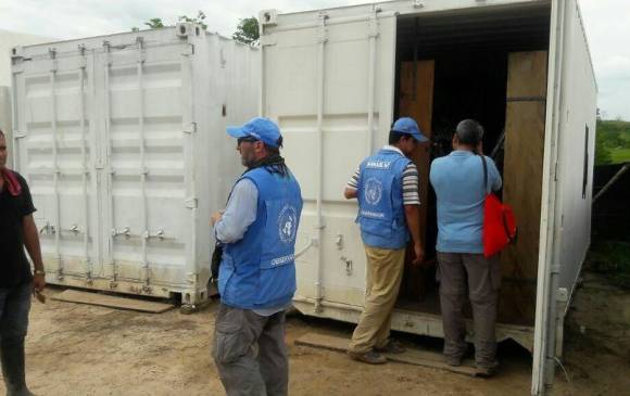 ONU tiene en sus manos el 30% de armas de las Farc