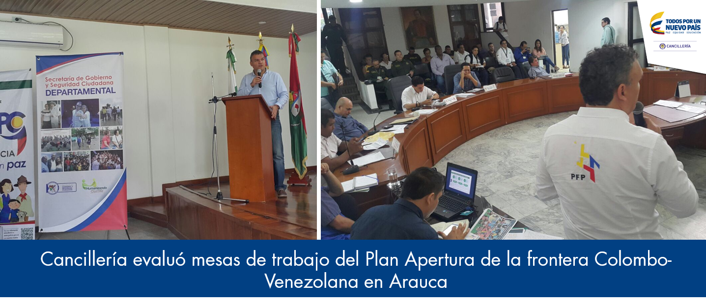 Cancillería evaluó mesas de trabajo del plan apertura de la frontera