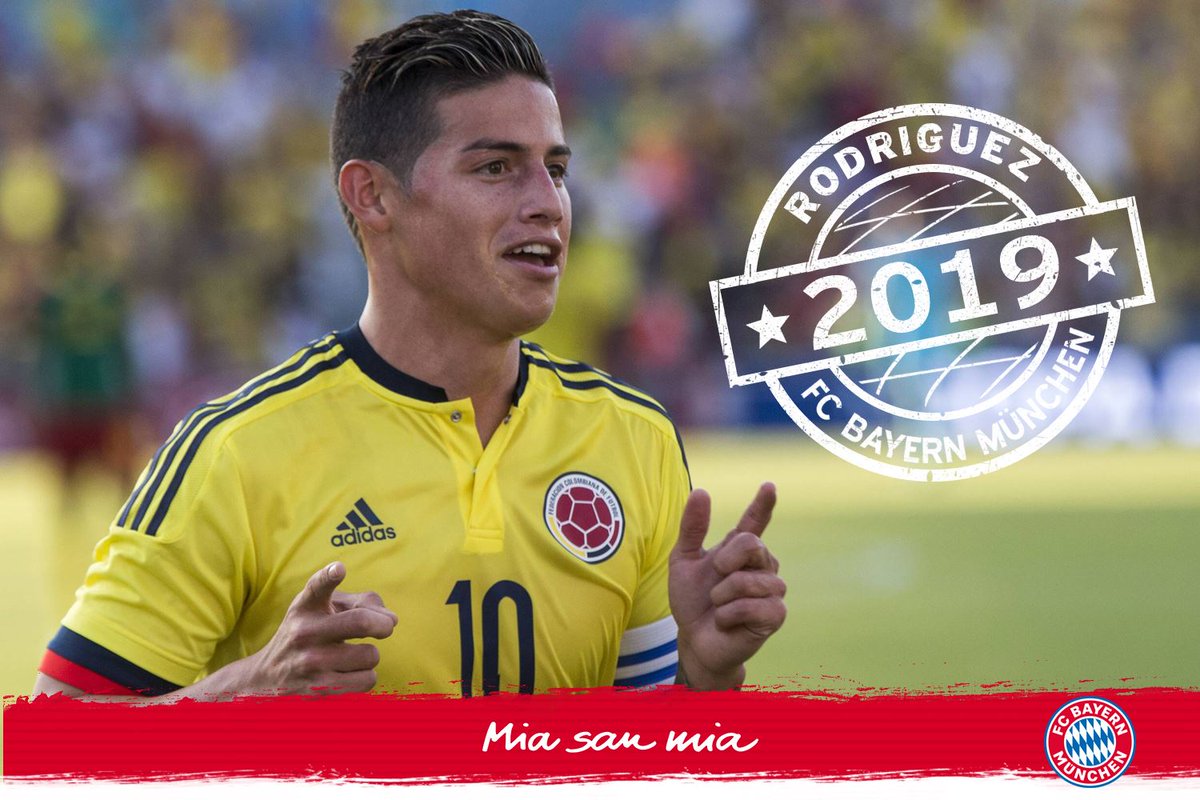 James Rodríguez estará por dos temporadas en el Bayern de Múnich