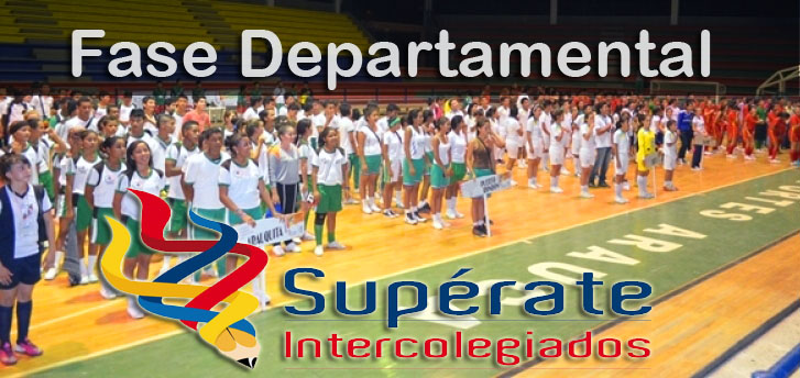 Inicia la fase departamental de los Juegos Supérate Intercolegiados 2017.