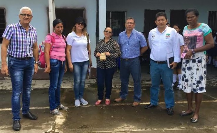 Secretaría de Educación Departamental atendió a escuela de Isla Reinera