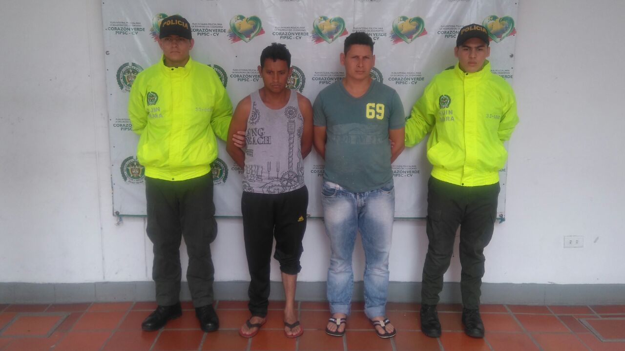 Policía reportó la captura de dos presuntos miembros del ELN