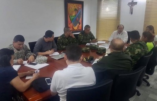 Se reunió Consejo de Seguridad Departamental para analizar situación de orden público.