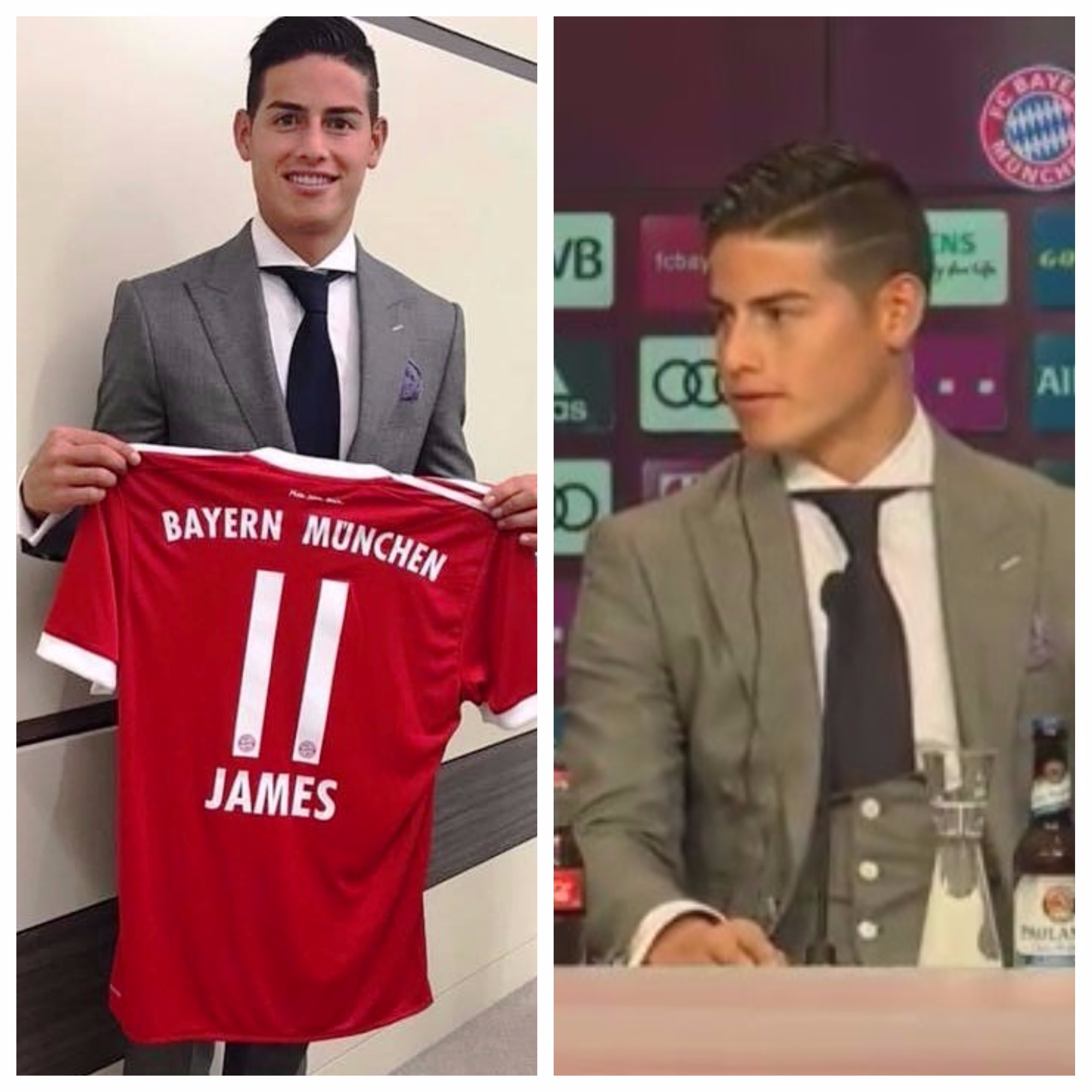 (AUDIO) James fue presentado oficialmente por el Bayern München