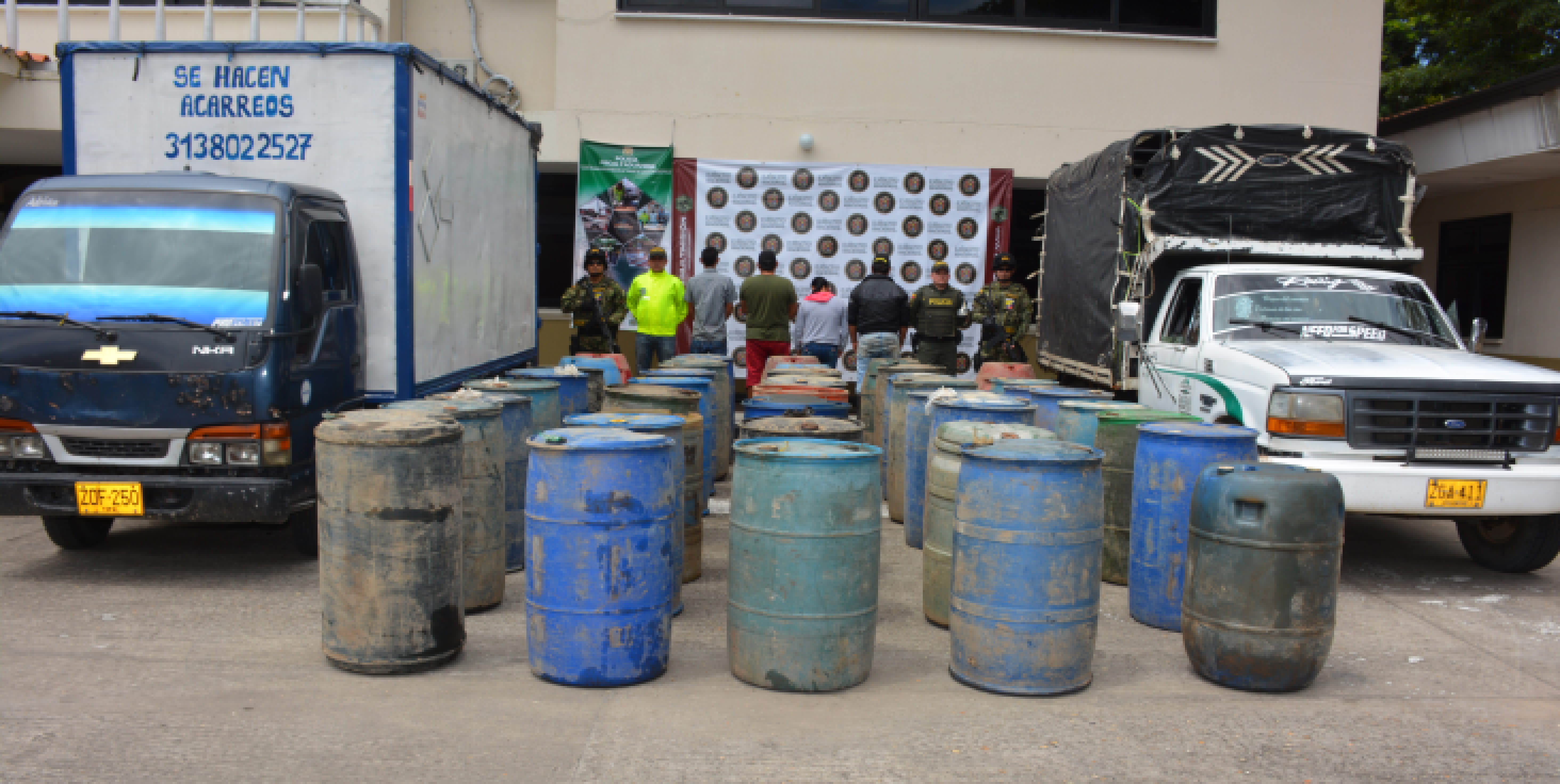 Seis capturas y 2.790 galones de combustible incautados se registraron en Arauquita