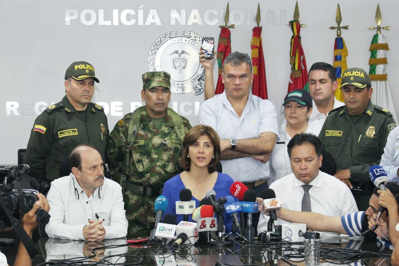 Canciller Holguín visitó Cúcuta para hacer seguimiento de migrantes