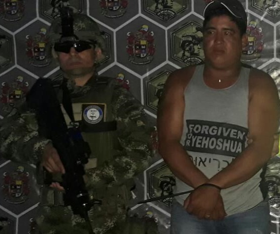 Capturado alias «patemaduro» integrante del Eln en Saravena