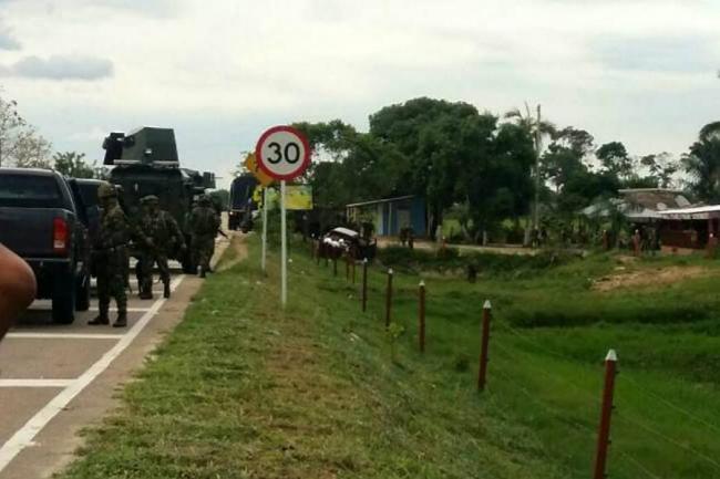 Militares resultaron heridos tras ataque del ELN con explosivos