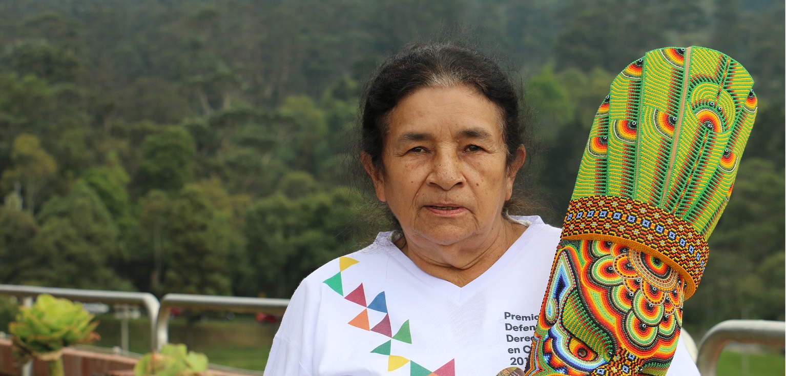 Defensora de victimas del paramilitarismo en Tame gana premio a la defensa de los derechos humanos