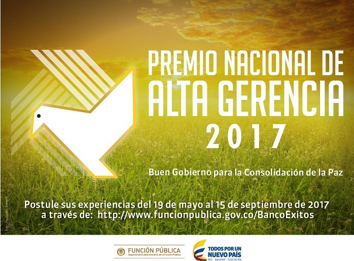 Entidades públicas de Arauca, hasta el 15 de septiembre tienen plazo para postular sus experiencias al Premio Nacional de Alta Gerencia